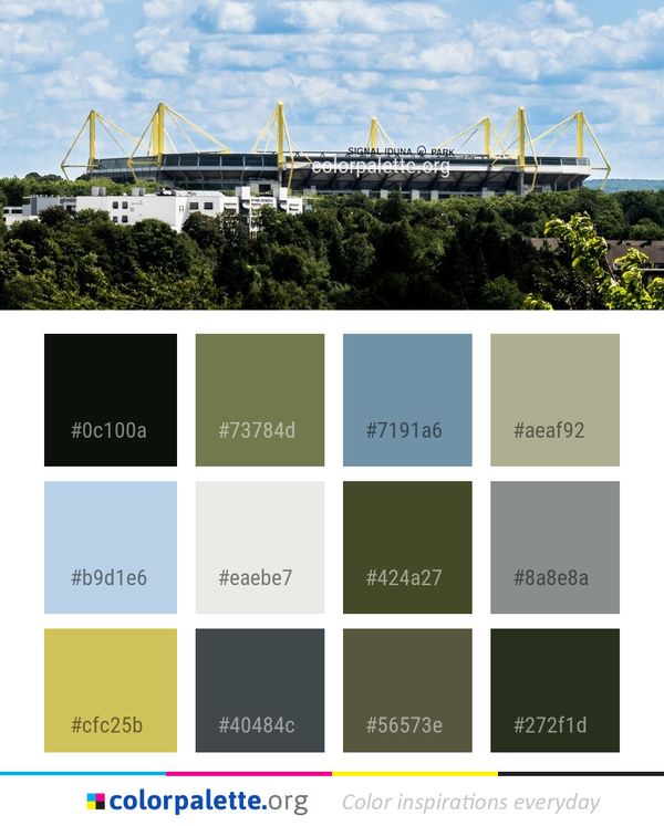 Structure Sport Venue Bridge Color Palette