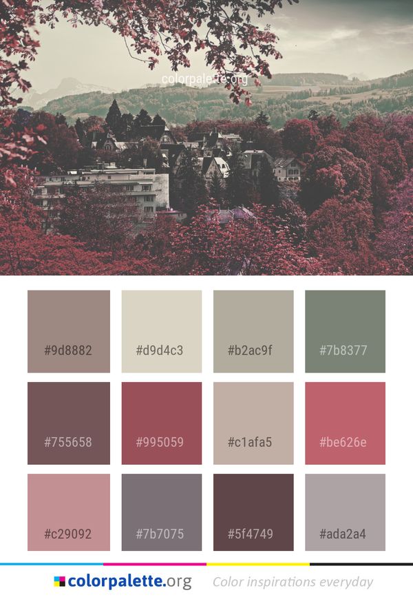 Nature Leaf Tree Color Palette