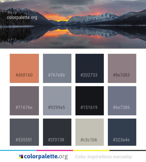 Reflection Nature Sky Color Palette