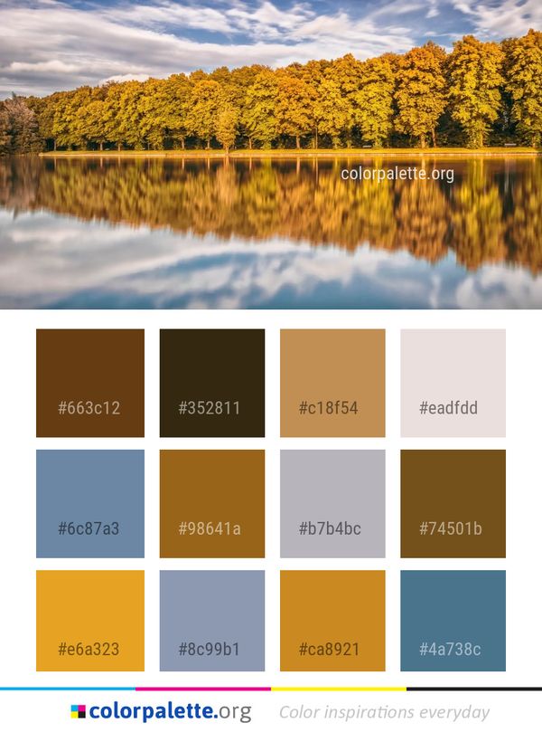 Reflection Nature Water Color Palette