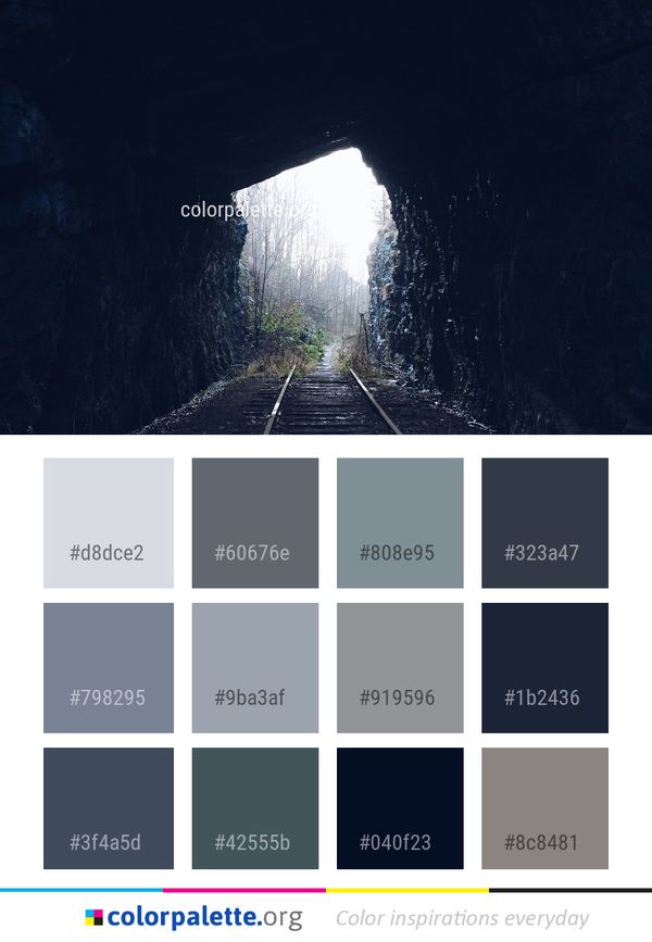 Tunnel Infrastructure Light Color Palette