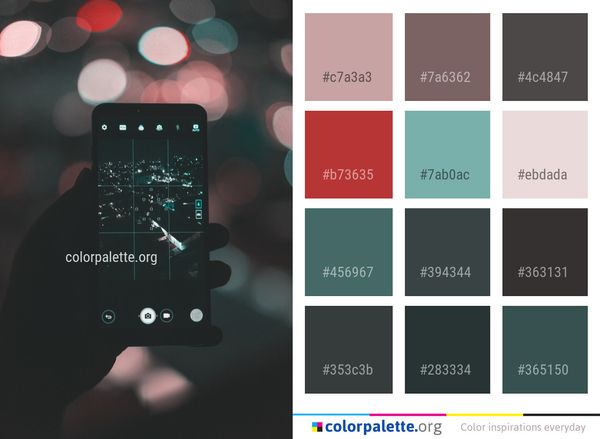 Light Darkness Computer Wallpaper Color Palette