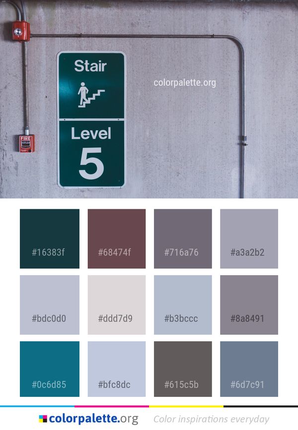 Signage Street Sign Color Palette
