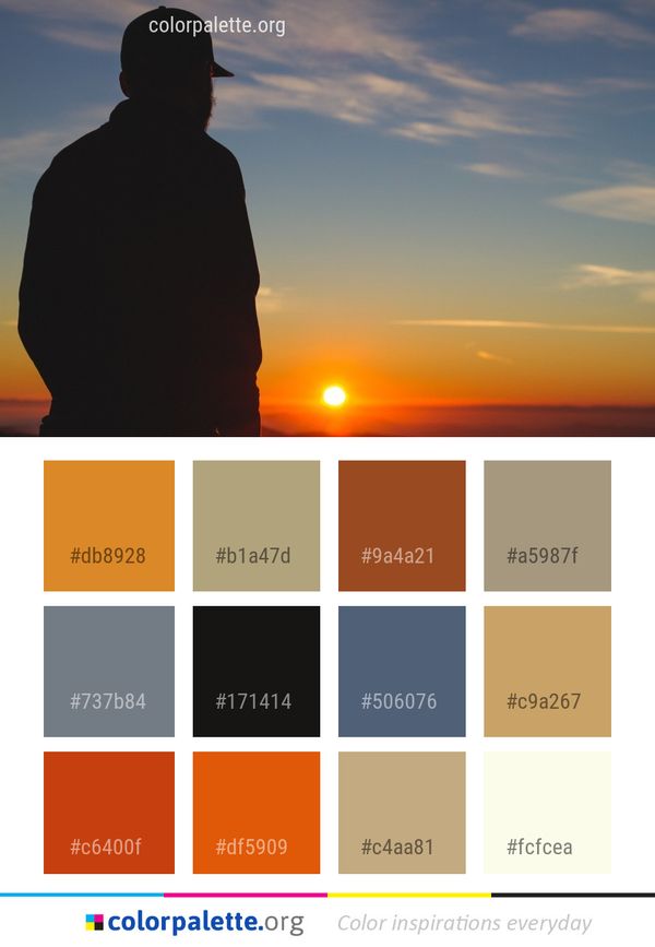 Sky Man Horizon Color Palette