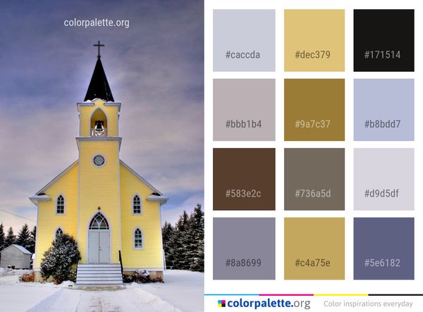 Sky Place Of Worship Chapel Color Palette