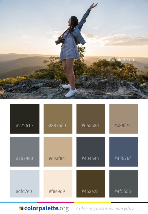Mountainous Landforms Sky Mountain Color Palette