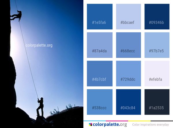Sky Cloud Extreme Sport Color Palette