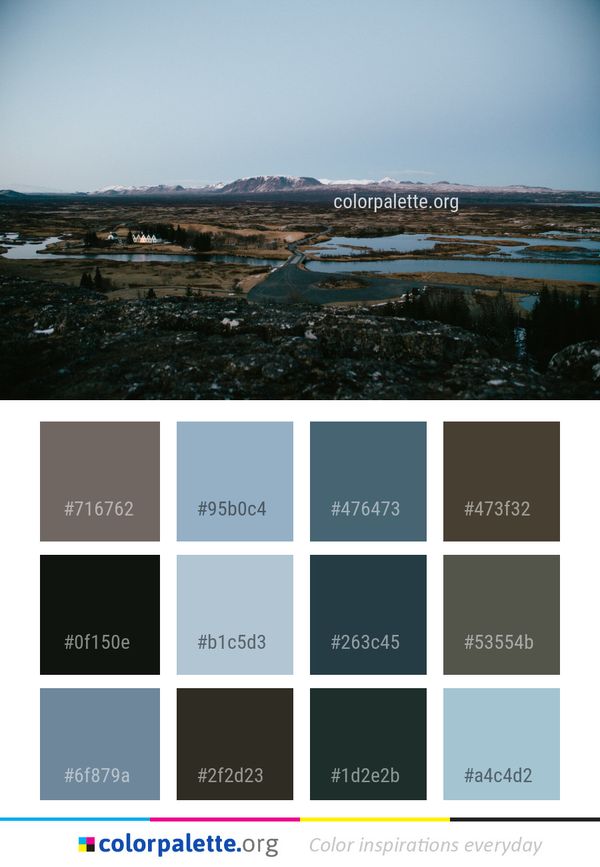 Sky Sea Highland Color Palette