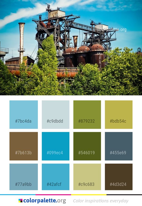 Sky Tree Industry Color Palette