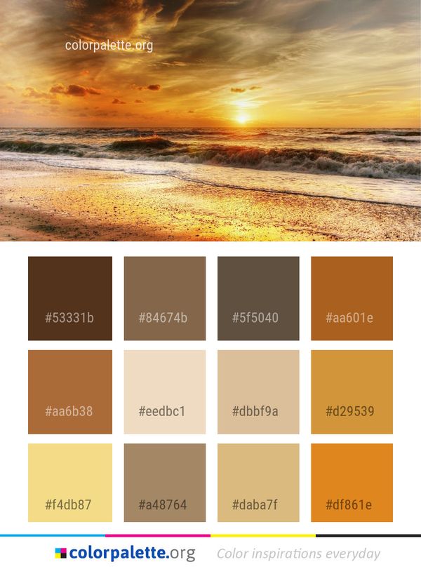 Horizon Sky Sea Color Palette