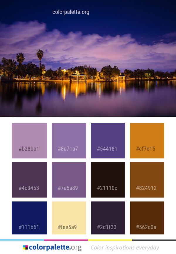 Reflection Sky Nature Color Palette