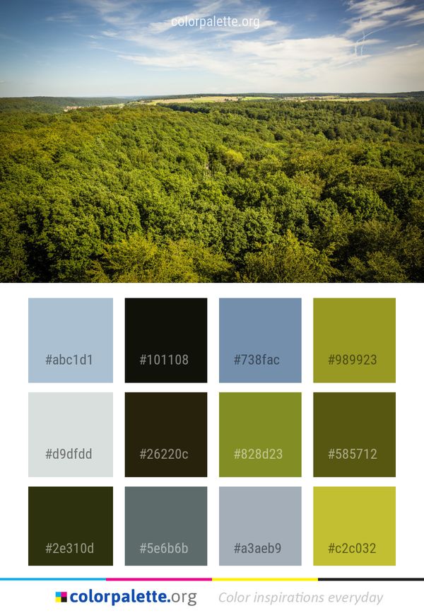 Sky Nature Vegetation Color Palette