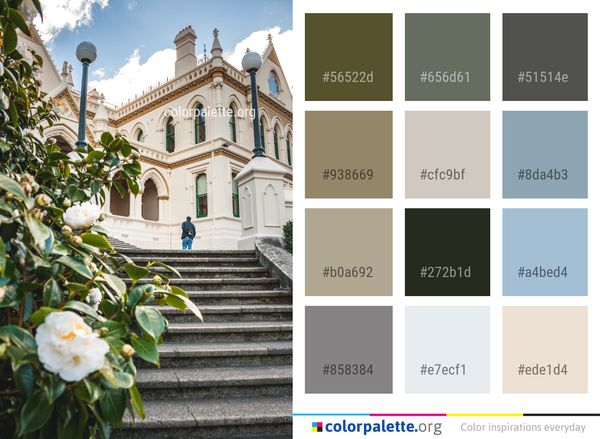 Landmark Flower Plant Color Palette