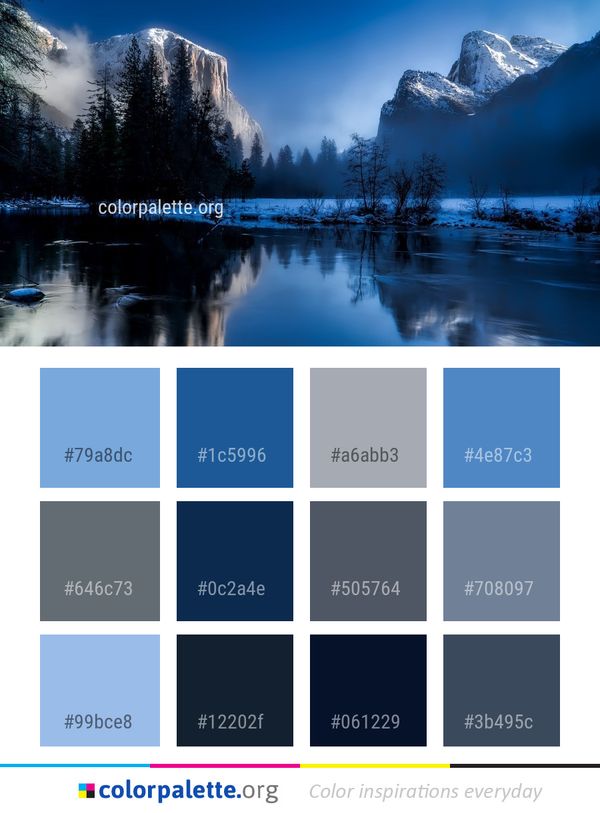 Reflection Nature Sky Color Palette