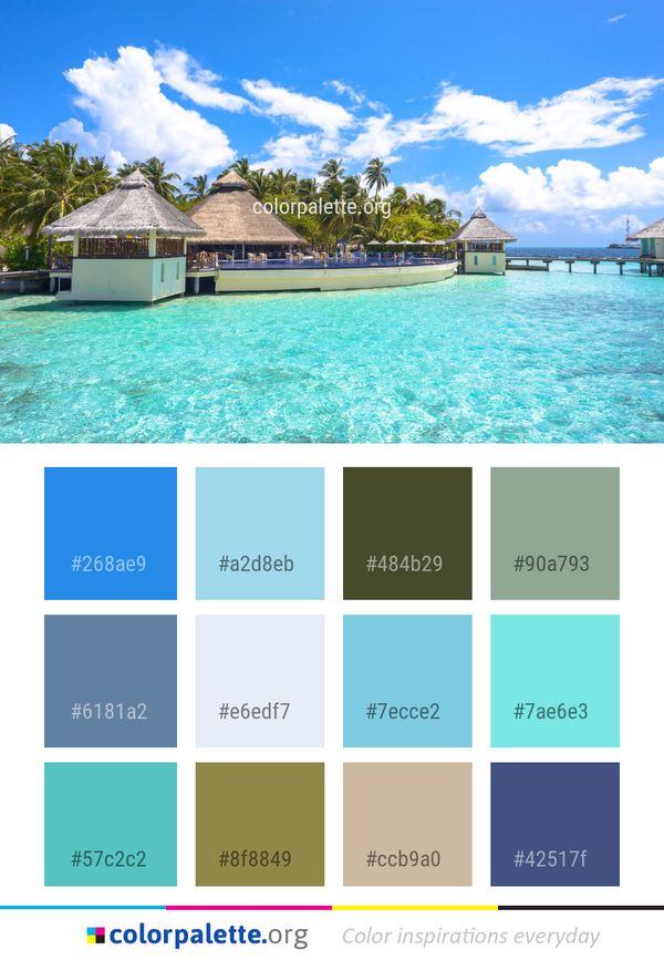 Resort Caribbean Tropics Color Palette