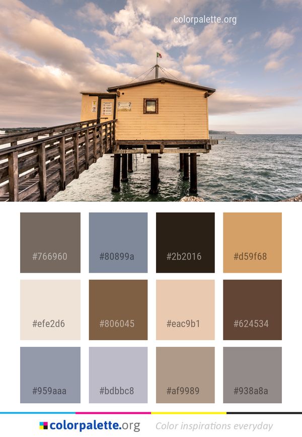 Sky Water Cloud Color Palette