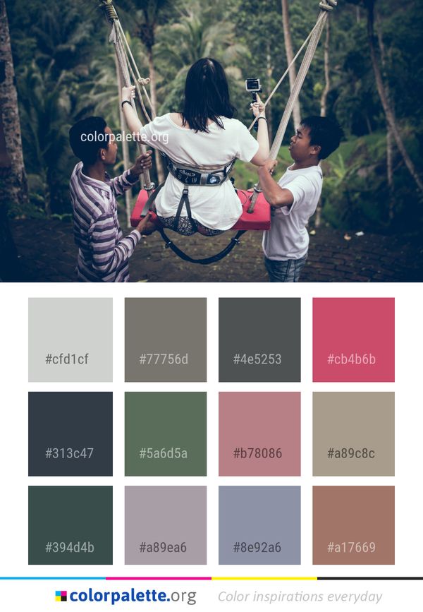 Tree Adventure Fun Color Palette