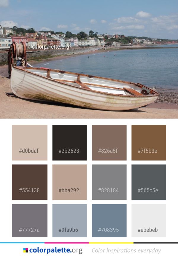Water Transportation Boat Watercraft Color Palette