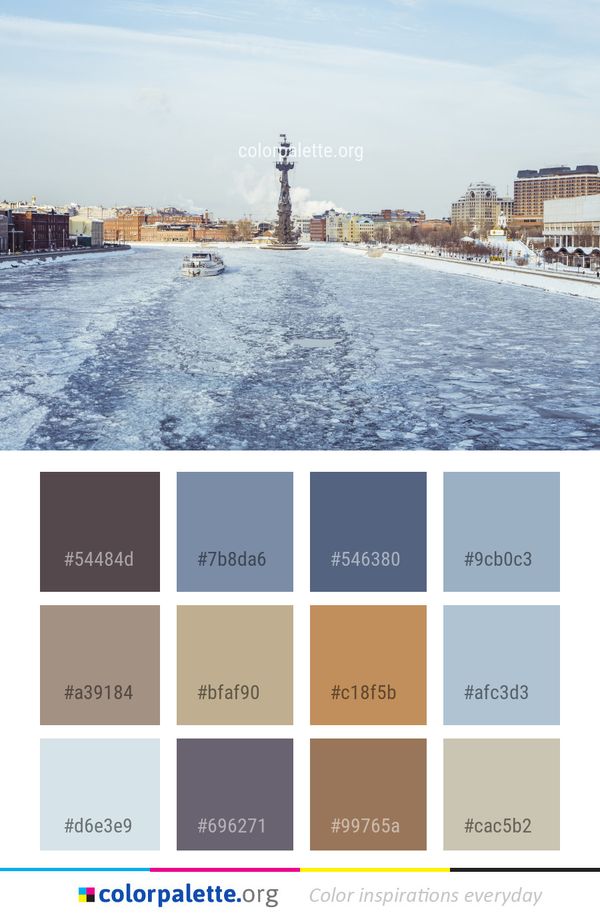 Waterway Sea Sky Color Palette