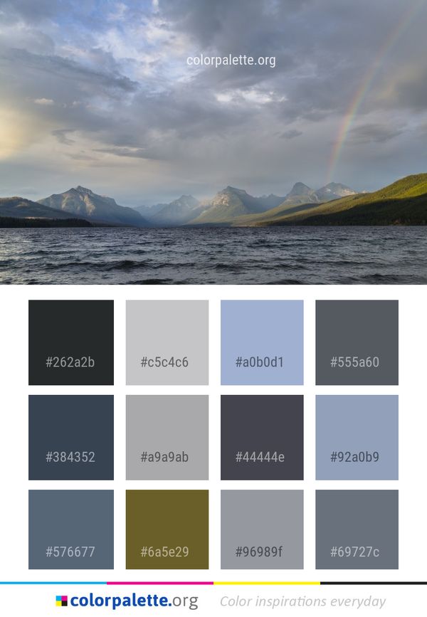Sky Nature Loch Color Palette
