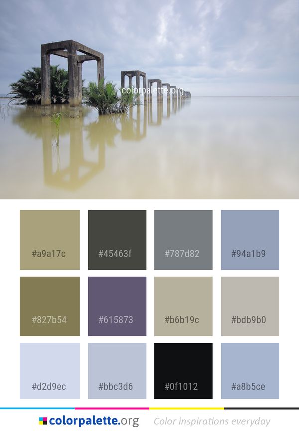 Water Reflection Sky Color Palette