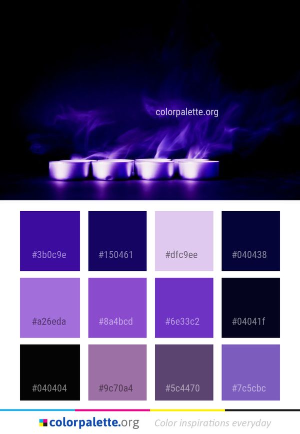 Purple Violet Light Color Palette