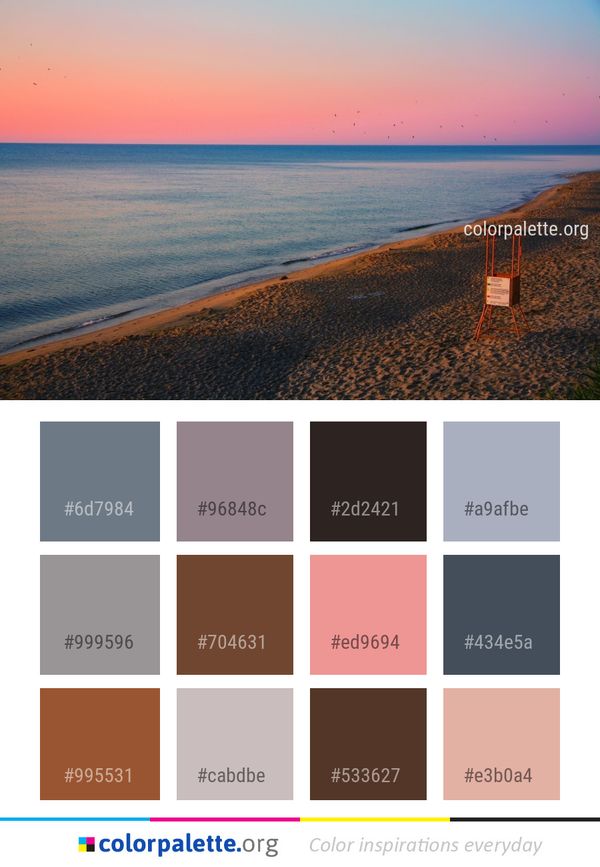 Sea Horizon Sky Color Palette
