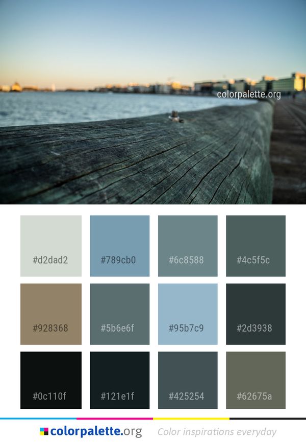 Sea Water Sky Color Palette