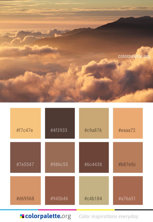 Sky Cloud Atmosphere Color Palette