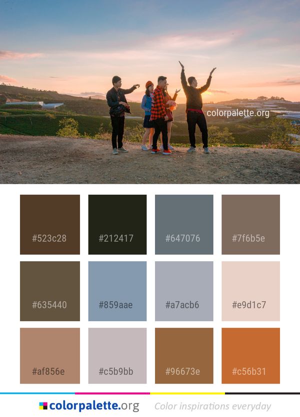 Sky Photograph Vacation Color Palette