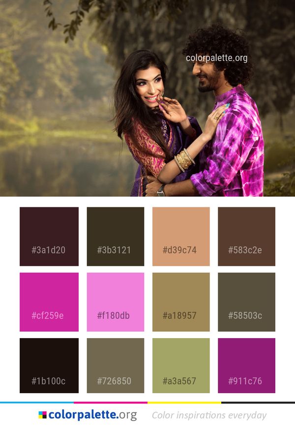 Beauty Lady Photography Color Palette