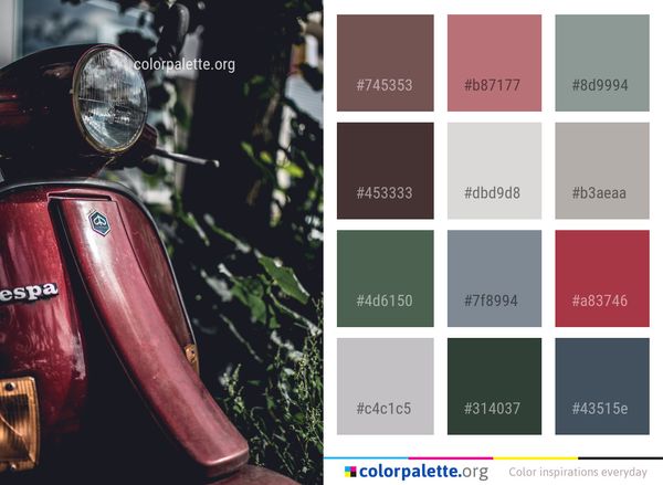 Car Motor Vehicle Automotive Design Color Palette