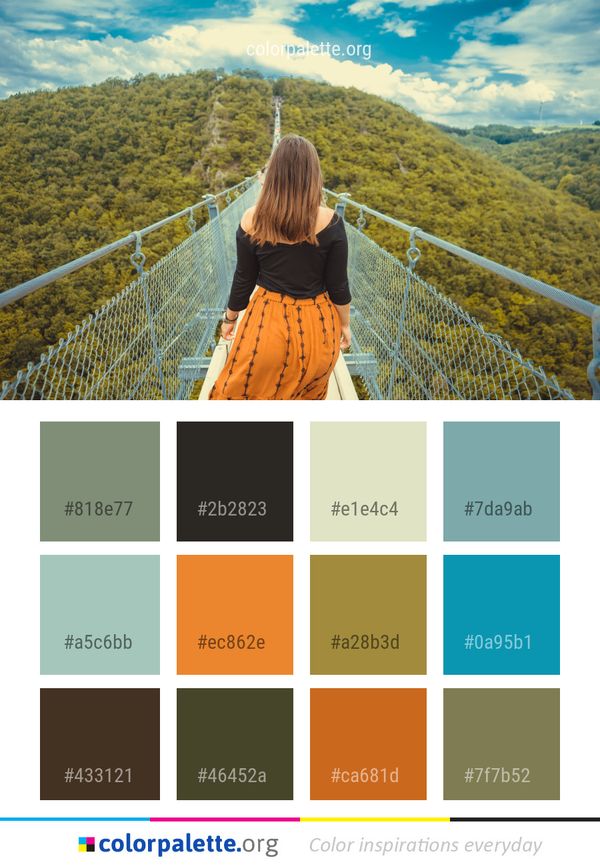 Mountainous Landforms Sky Wilderness Color Palette