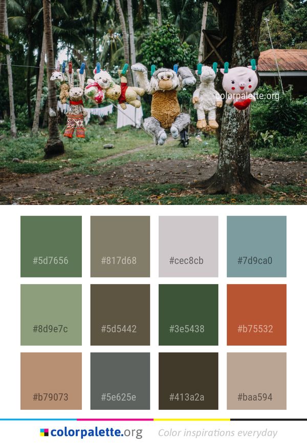 Plant Tree Garden Color Palette