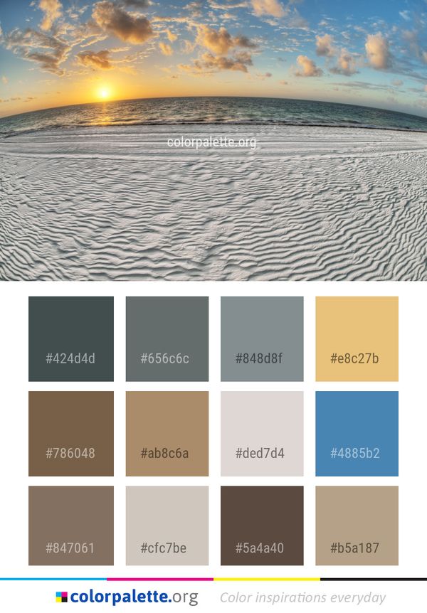 Sky Horizon Sea Color Palette