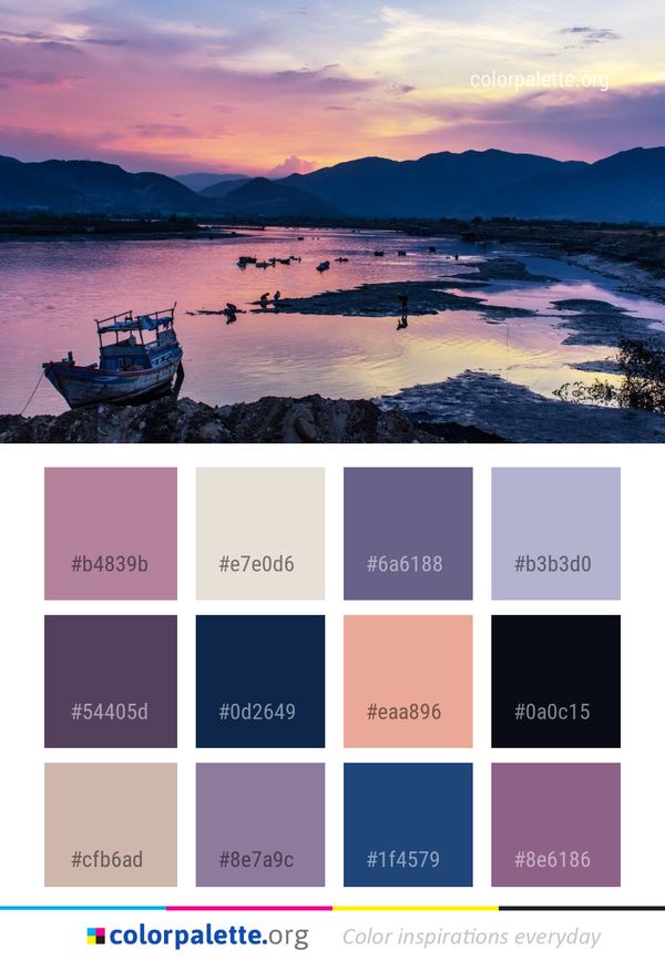 Sky Nature Loch Color Palette