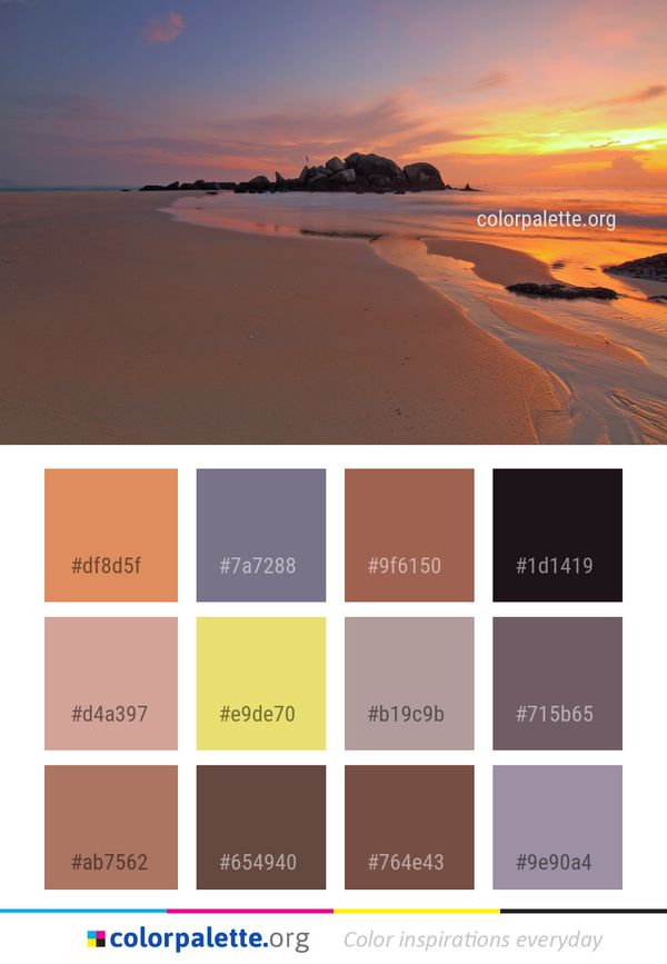 Sky Sea Horizon Color Palette