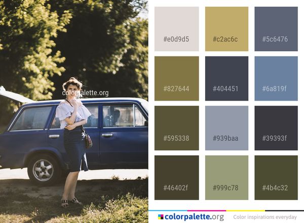Car Land Vehicle Color Palette