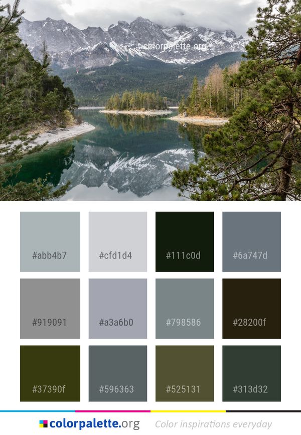 Nature Wilderness Mountain Color Palette