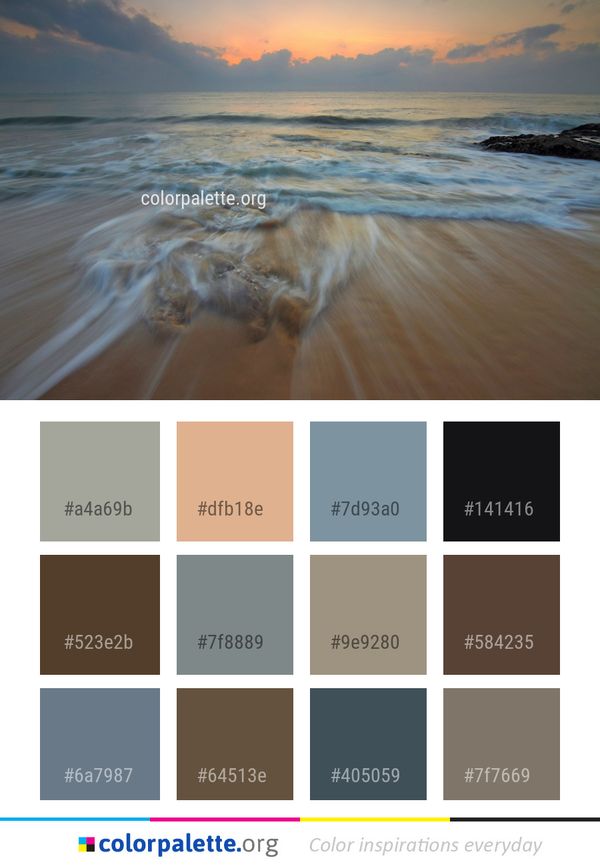 Sea Ocean Body Of Water Color Palette