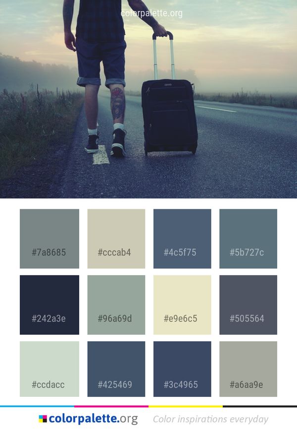 Standing Morning Sky Color Palette