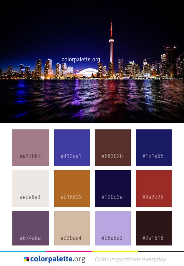 Cityscape Metropolitan Area City Color Palette