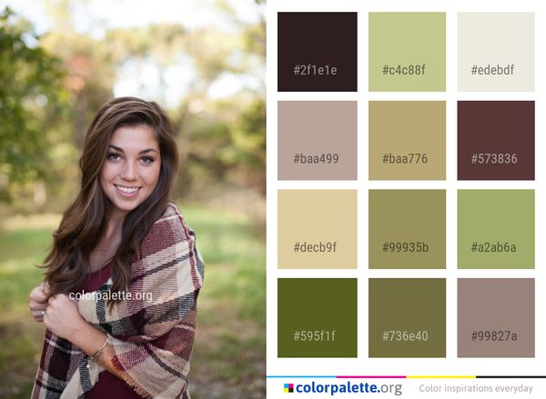 Photograph Beauty Facial Expression Color Palette