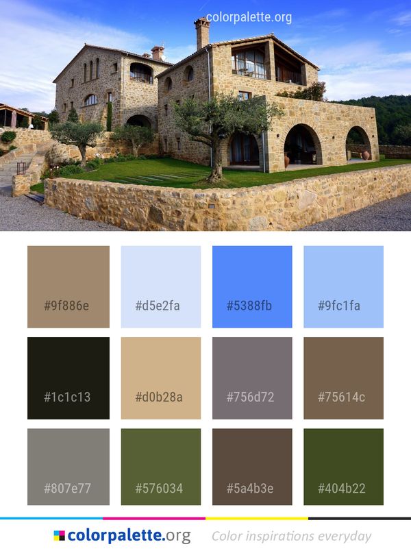 Property Estate Medieval Architecture Color Palette