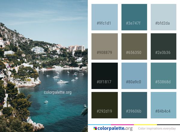 Sea Sky Coast Color Palette
