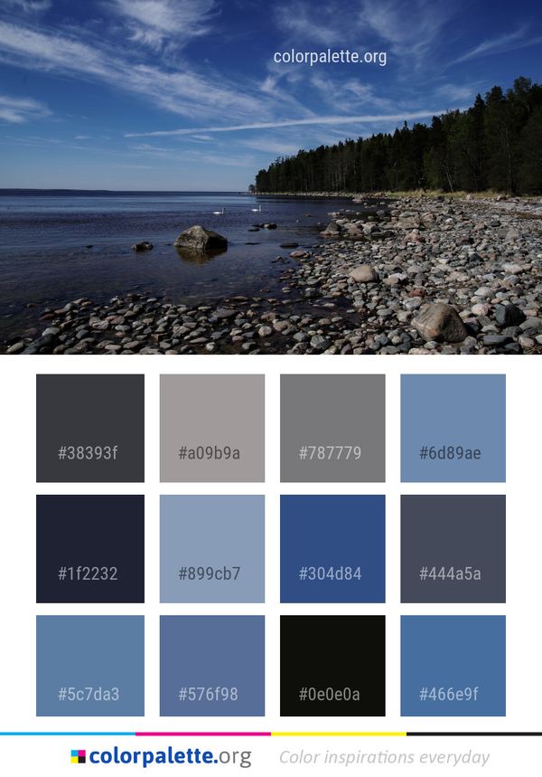 Shore Coast Sky Color Palette