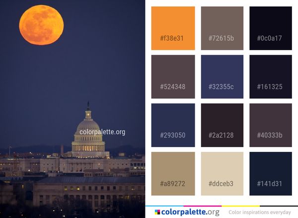 Landmark Daytime Sky Color Palette