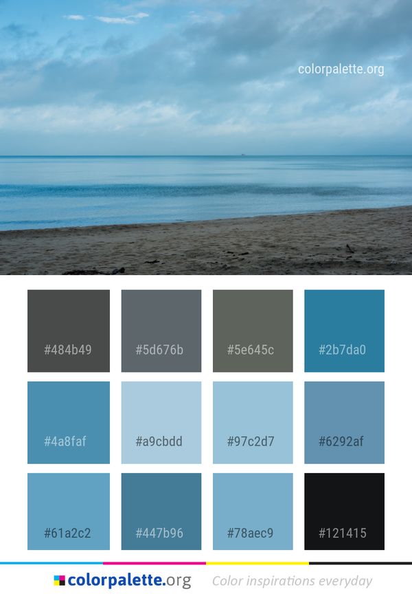 Sea Sky Horizon Color Palette