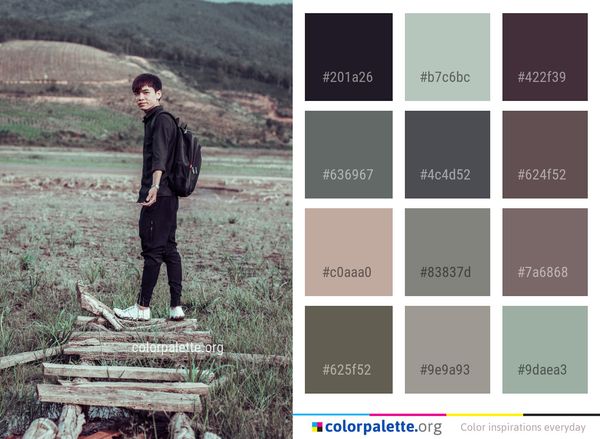 Tree Male Grass Color Palette
