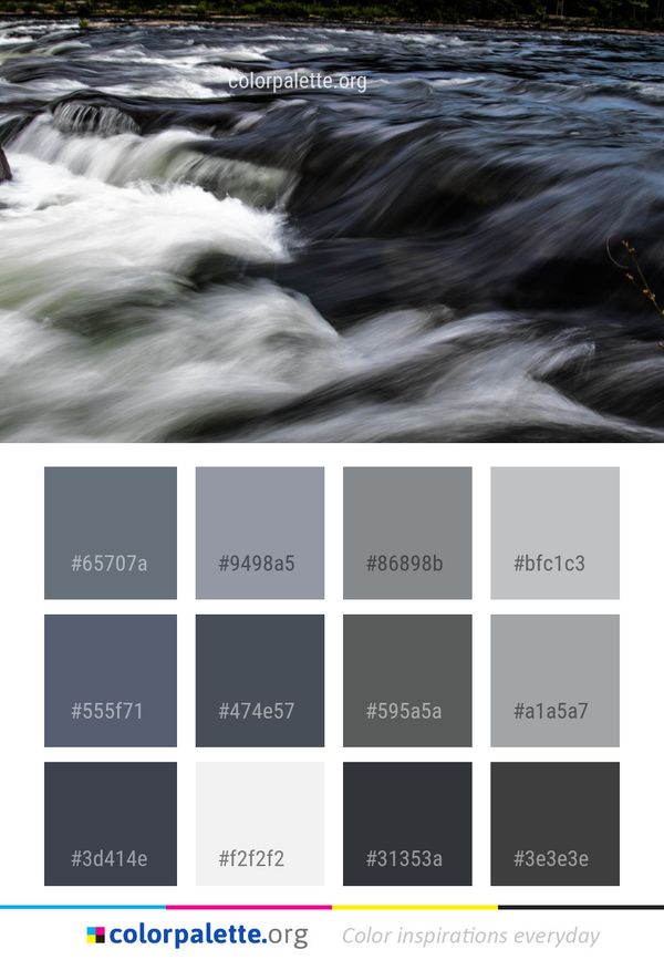 Water Nature River Color Palette